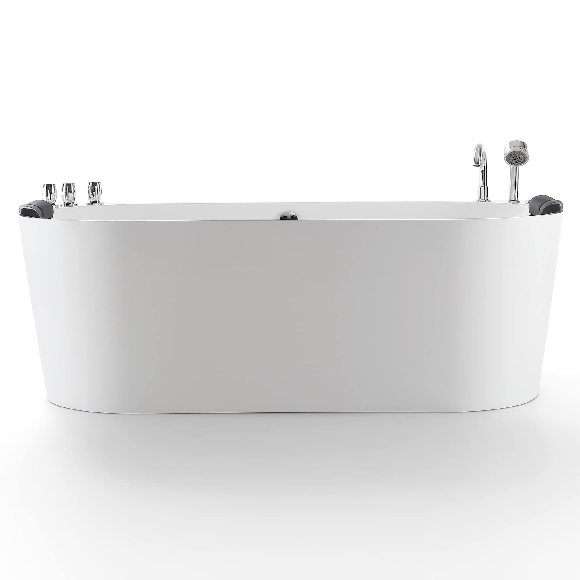 Buy Empava 67Inch Freestanding Whirlpool Bathtub Oval with 8
