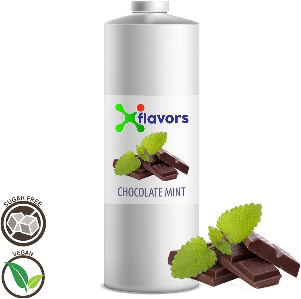 AussieBlends Chocolate Mint Concentrated Flavor 32oz | Ice Cream Flavoring | Soft Serve Flavoring | Frozen Yogurt Flavoring