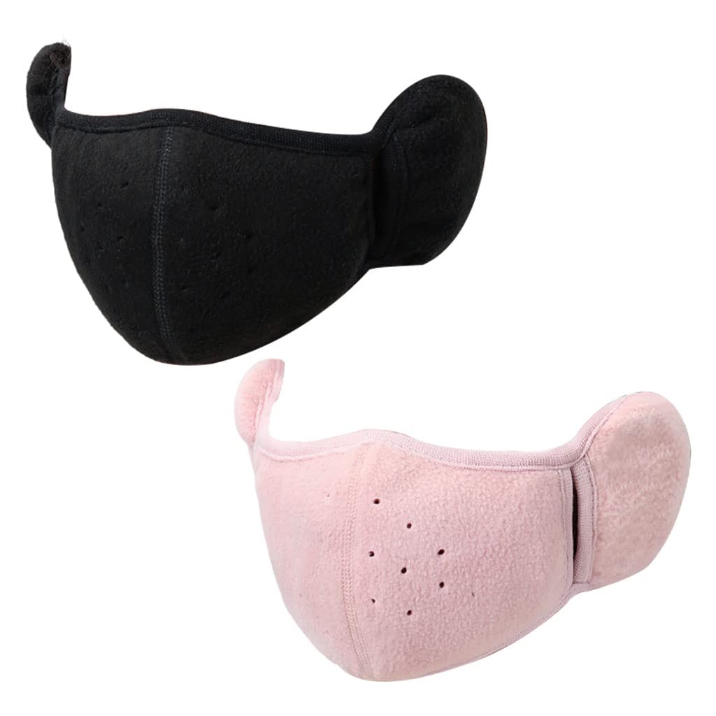 ZOOMELLA Men Women Mask Earmuffs 2-in-1 Winter Warm Mask for Outdoor Hiking Riding Black|Clothing, Shoes & Accessories |Masks & Eye Masks-image-24