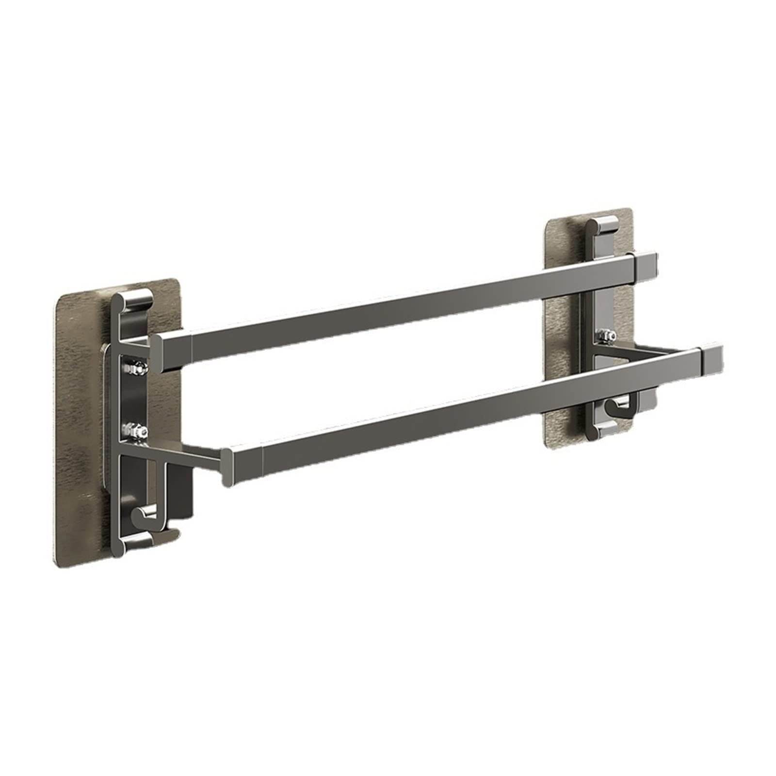 YPGNKEKPLM Towel rack, bathroom rack, space aluminum double pole towel bar, towel rack hook towel rack(Pole Towel Pole 30cm)