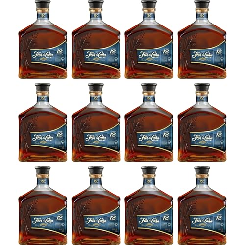 Flor de Caña 12Y Rum Nicaragua inkl. FeinWert E-Book (12 x 0.7 l)