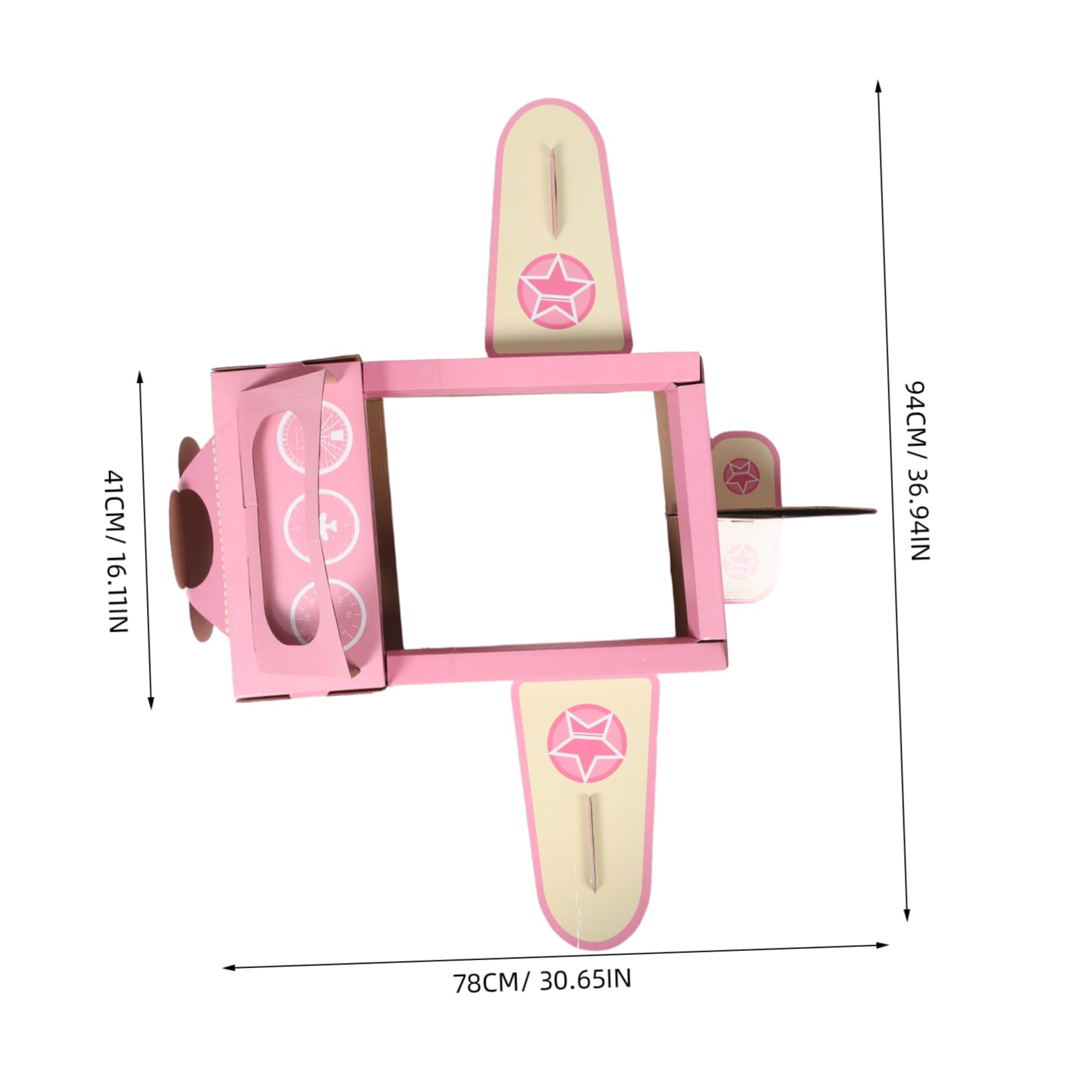 Kids Wearable Airplane Toy Rotierendes Propeller-kostüm Für Kleinkinder Pappflugzeug Spielzeug Für Und Flugzeug-themenunterhaltung