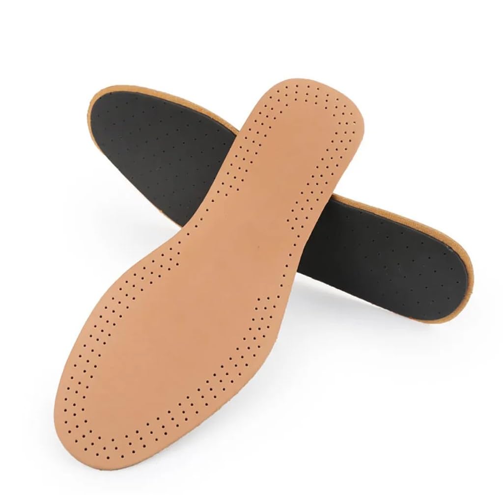 Semelles en cuir anti-odeur ultra-fines pour un confort frais