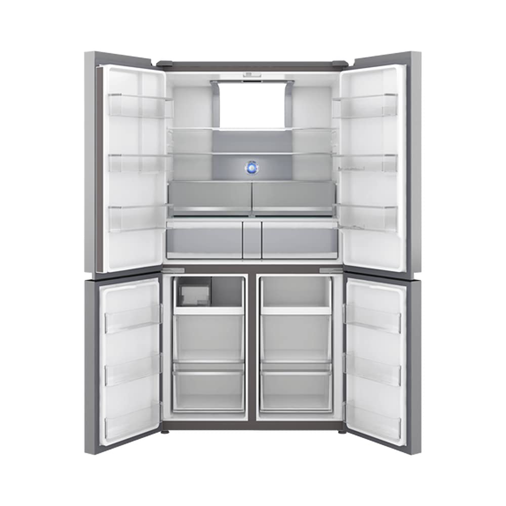 Teka RMF 77920 - Frigorífico Side by Side LongLife, No Frost de 193 cm, con Puertas, IonClean, Motor Inverter, 3 Circuitos Independientes, Color Acero Inoxidable
