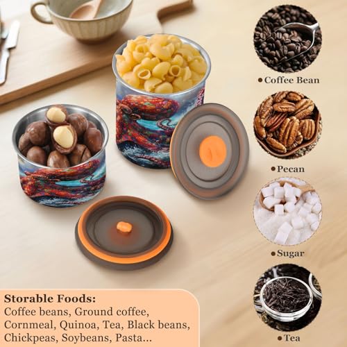 Envase Hermético de Acero Inoxidable para Café 900 ml miniatura 5