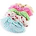 Produktbild 6 Paar Vlies Stoff floral Muster Rutschfeste Schuh Bezüge atmungsaktiv Dicker wiederverwendbar Überschuhe Staubfrei, Bodenschoner Schuhüberzieher Farbe zufällige