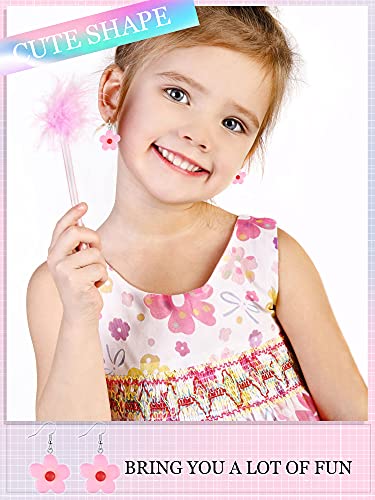 40 Pairs Cute Weird Earrings Funny Earrings Milk Tea Strawberry Mushroom Cloud Flowers Dinosaur Egg Dangle Earrings For Women Girls #TOP1