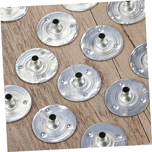 200 piezas de bases metálicas para mechas de vela miniatura 4