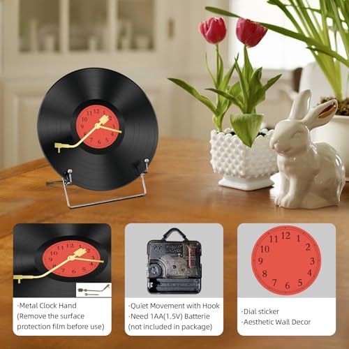 12-Inch Vinyl Record Wall Clock