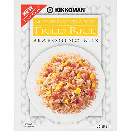Delicious Fried Rice Seasoning Mix - Full Flavored Low Sodium & Fat - All Purpose Seasoning, No Added Preservatives & No High Fructose Corn Syrup – 1 oz (Pack of 12)