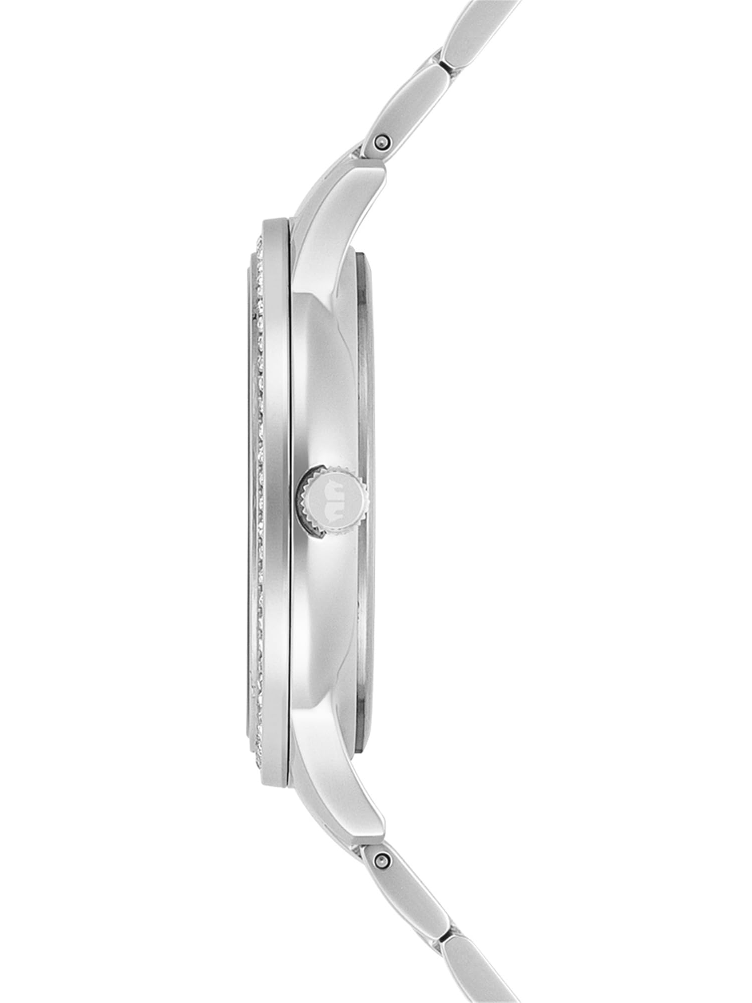 Rhodenwald & Söhne Damen Uhr analog Quarzwerk Multifunktion(en) mit Edelstahl Gliederarmband 3 ATM - verziert mit Kristallen