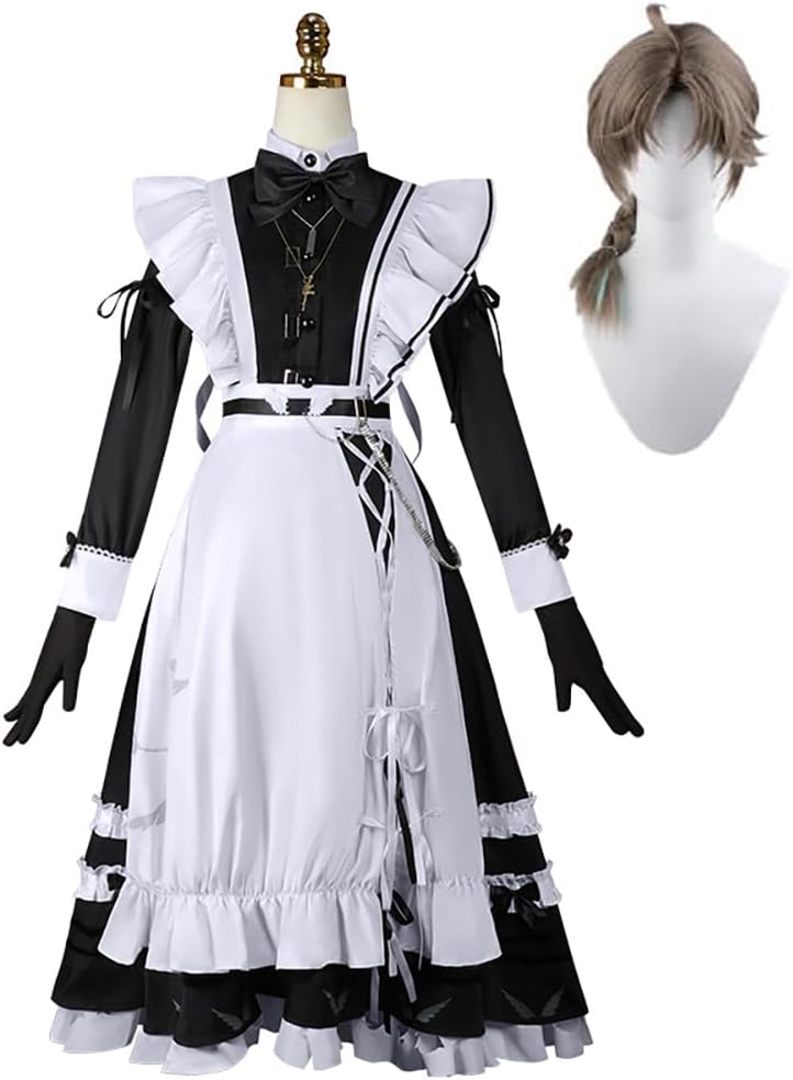 Amazon.co.jp: [DOKIDOKIICOS] 葉かなえ 叶 メイド服 コスプレ衣装