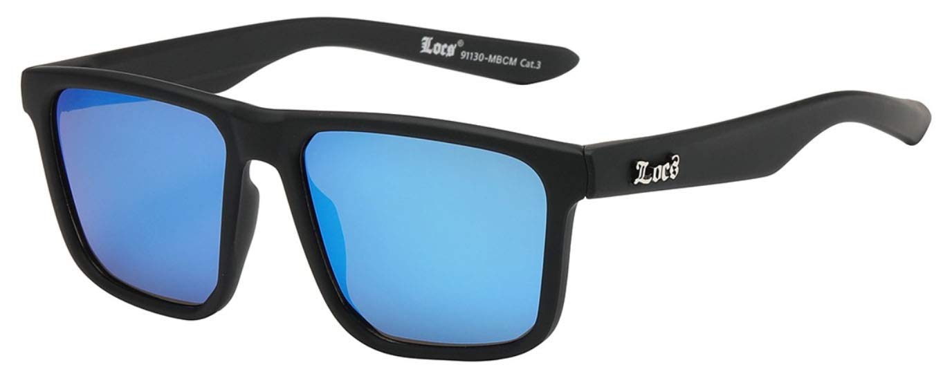 OWL Pouch Loks TM Trendy Square Thin Matte Color Lens Sunglasses