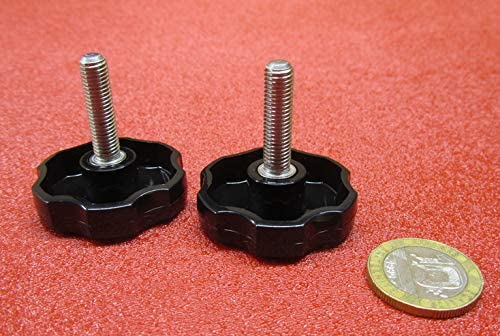 Stainless Rosette Thumb Screws FT 1/4"-28 x 1.00" Length 10 Pcs
