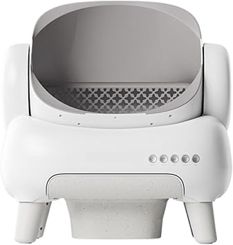 Cat Toilet, Smart Fully Automatic Cat Toilet for Automatic Cleaning Toilet Supplies White