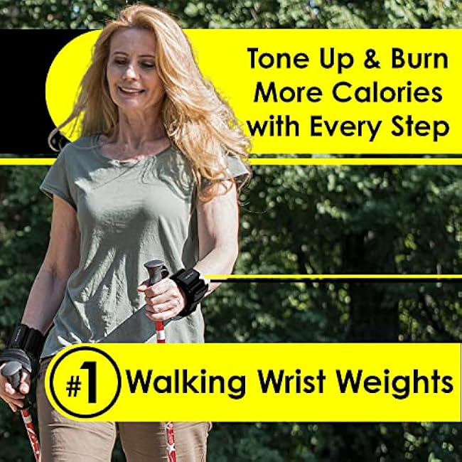 Adjustable 1 LB Wrist Weights Set of 2 Wrist Weights Removable Weighted Pegs Wearable Weights Perfect for Zumba, Dance, Pilates, Walking, Toning, Barre, Yoga, Cardio