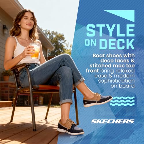 Image of Skechers Women's On-the-go Walk Lite - Coral Boat Shoe