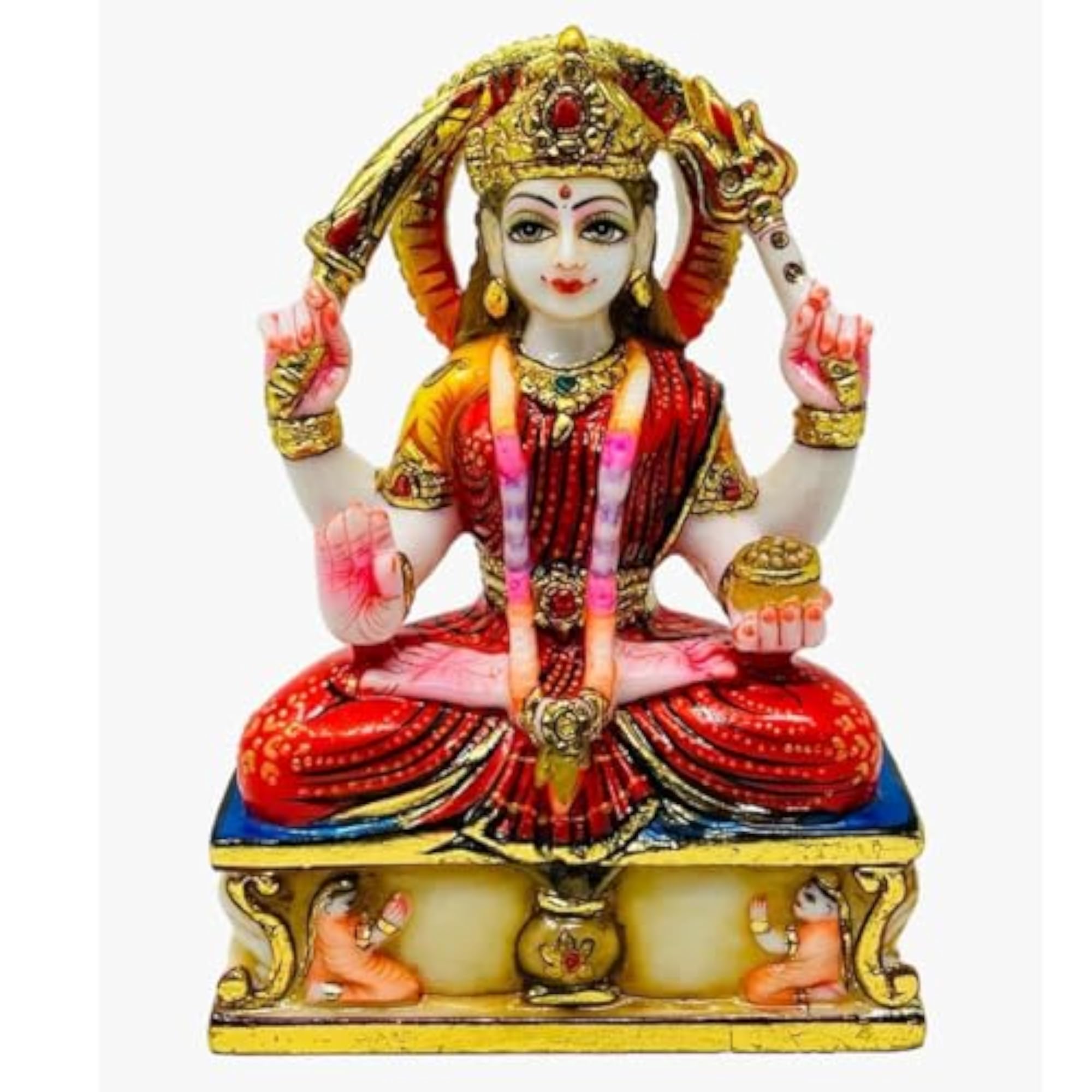 Marble Dust MATA Santoshi Idol, Decorative Showpiece