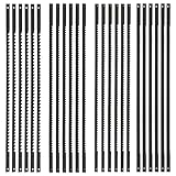 YullSorom 5-Inch Scroll Saw Blade Pin End Replacement 24 Pack for W 3921 3923, Drem, Crafts, Del, All 15in.and 16in.Scroll Saw for Wood, High Carbon Steel