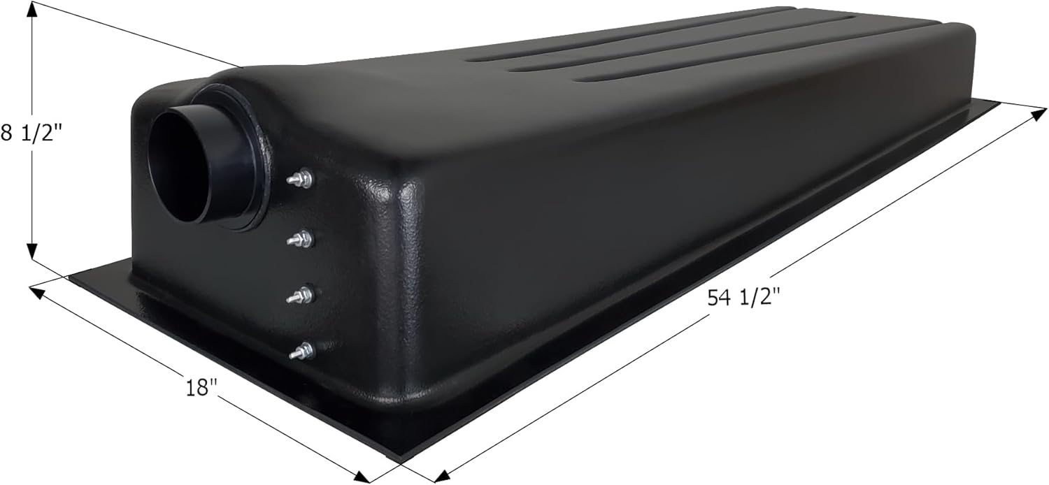 ICON Holding Tank Center End Drain HT703ED with 3" Spigot & 4 Level Sensors installed