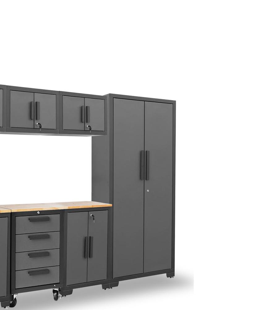 Torin 12 Piece Garage Storage Cabinet Set: Workshop Tool Organizer