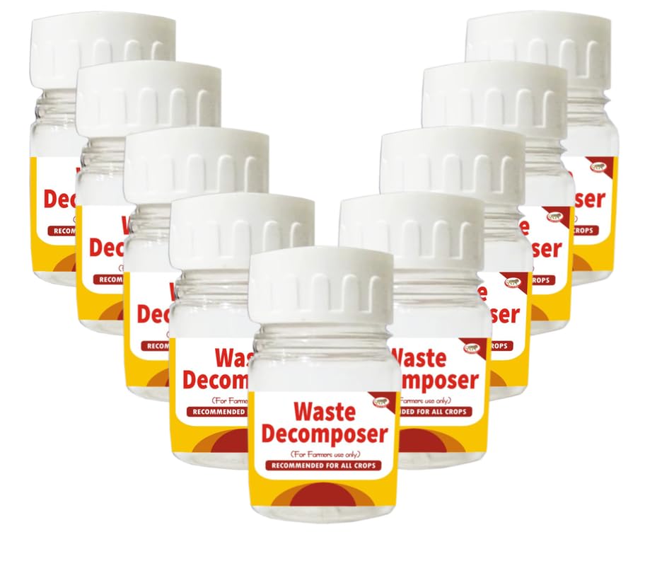 Waste Decomposer (Pack of 9) Organic NCOF WDC Decomposer for Kitchen Compost Maker & Potting Mixture