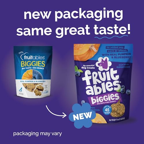 Fruitables Biggies™ Pumpkin Blueberry Dog Treats