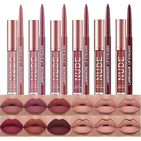 BestLand 12Pcs Matte Lip Set Cover