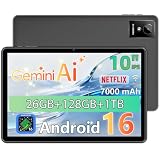 Raemond Tablet 10 pollici Android 16 Tablet PC con RAM 26GB + ROM 128G (1TB TF), IPS 1280 ...