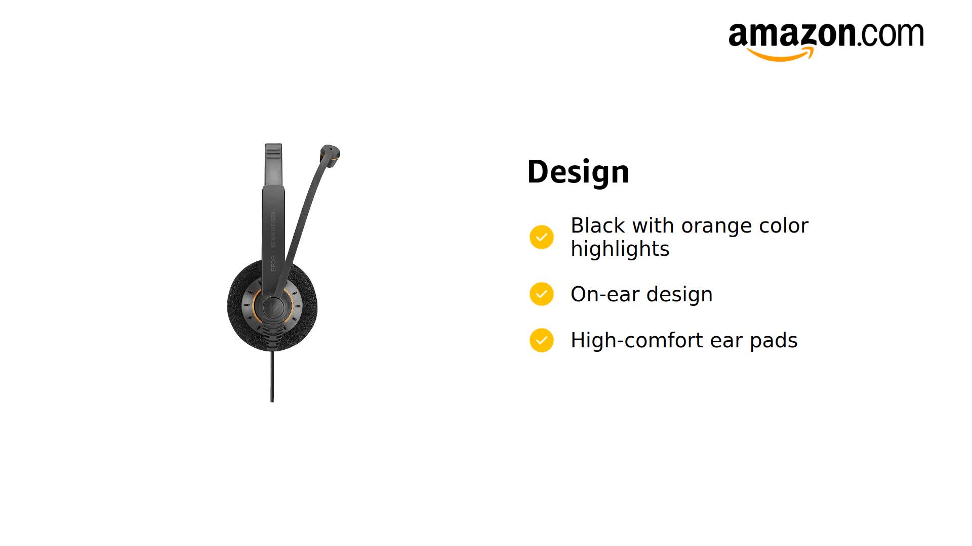 Amazon.com: EPOS Sennheiser 1000551 I SENNHEISER Impact SC 60 USB