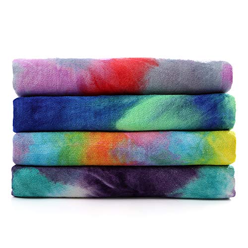 Tapete de yoga, Andoer Tapete de ioga com impressão de secagem rápida antiderrapante toalha de ioga