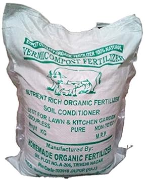 Vijaylaxmi Organic Vermicompost Fertilizer (15kg) for Various Plants & Environments - image, photos