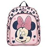 Minnie Mouse Talk Of The Town | Rucksack | Mit einem Bild Ihres Lieblingshelden! | Ideal für den jungen Abenteurer | Red Rosa -Einheitsgröße