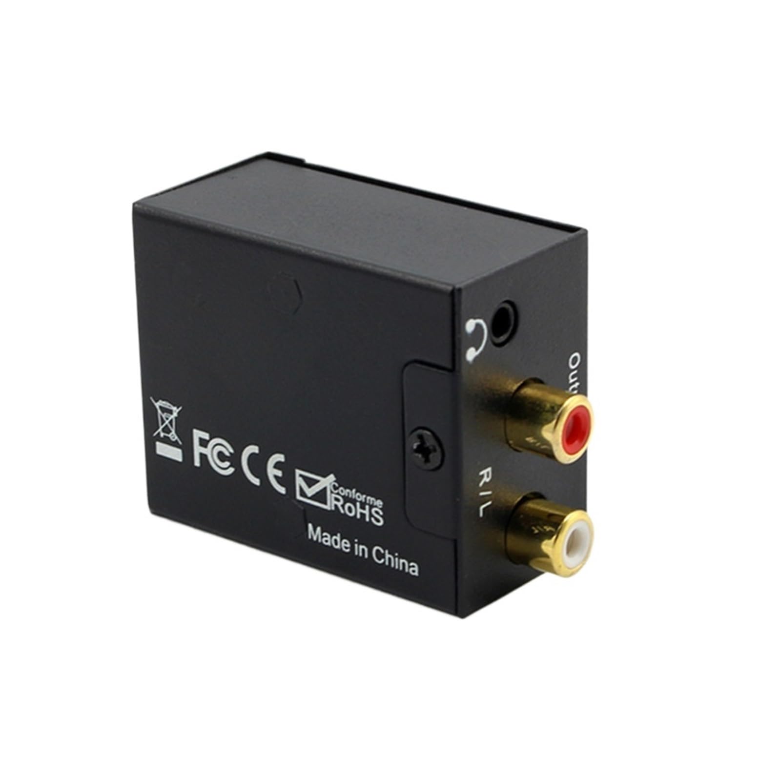 Convertisseur Audio numérique vers analogique Amplificateur Décodeur Optique Coaxial Jack 3,5MM Adaptateur Audio Stéréo Adaptateur SPDIF