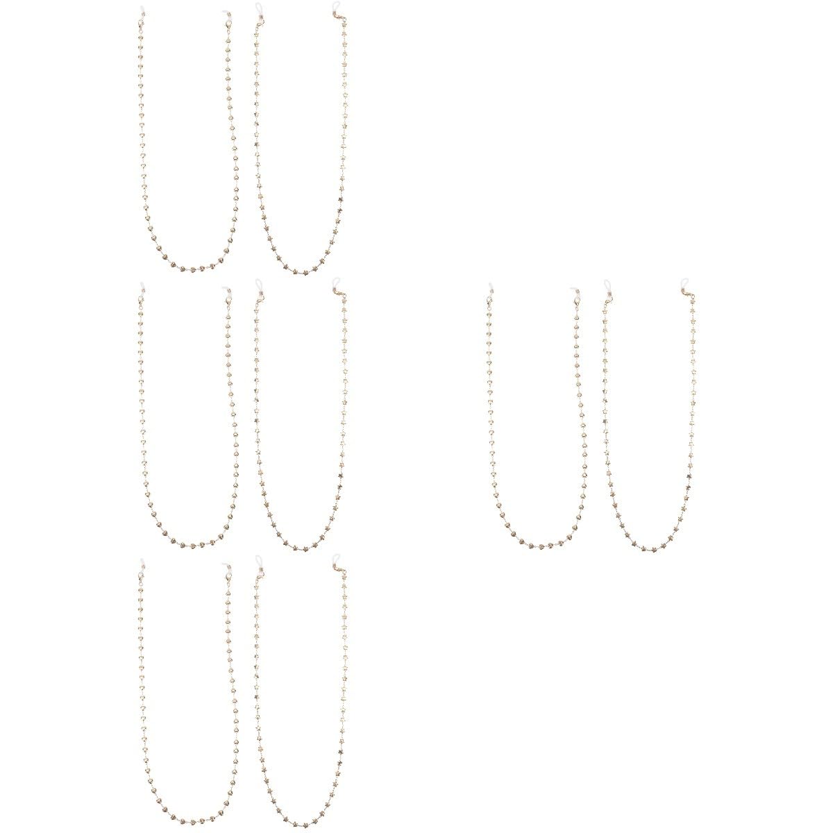 minkissy Brillen Kette Mit Rutsch Sonnenbrillen Halter Dekorative Legierungskette Für Outdoor Aktivitäten Und Sport