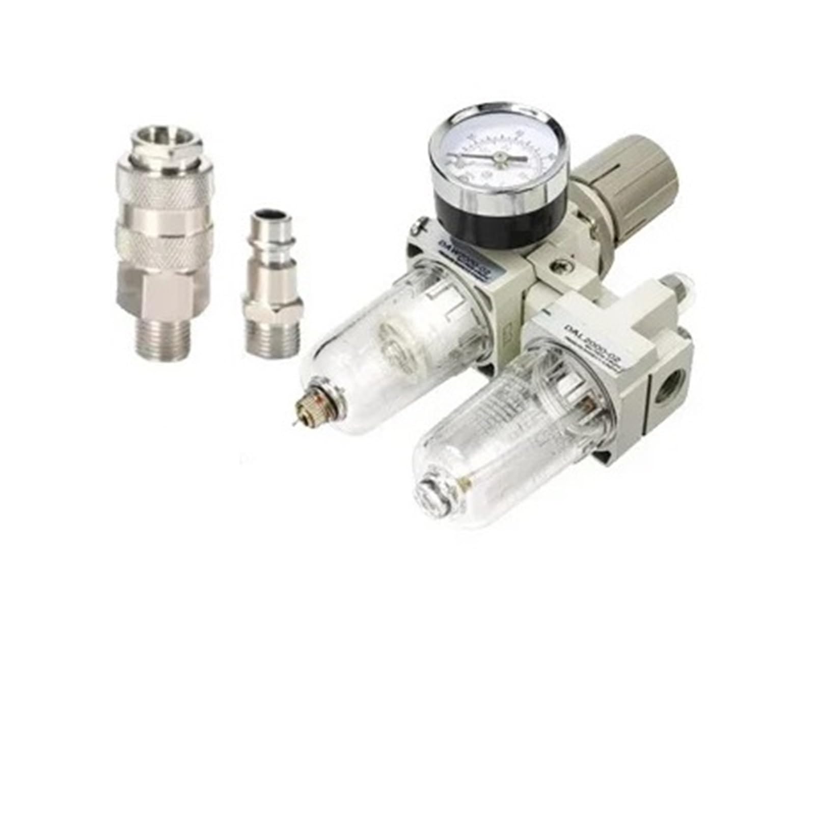 AC2010-02 AC3010-03 AC4010-04 Regulador de presión neumático separador de aceite y agua drenaje manual compresor filtro de aire fibra de humedad (AC2010-02 EU)
