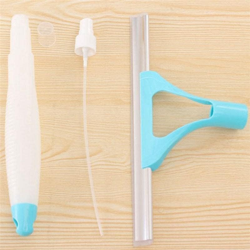 ACSIC Glass Wiper Car Window Cleaner 3 in 1 Spray Type Cleaning Easy Glass Wiper Window Cleaning Wiper Spray Bottle Sprayer Glass Wiper Window Mirror Cleaning for Bathroom Tiles (Multicolor) (B0CR1GJGY5) Amazon Price History, Amazon Price Tracker