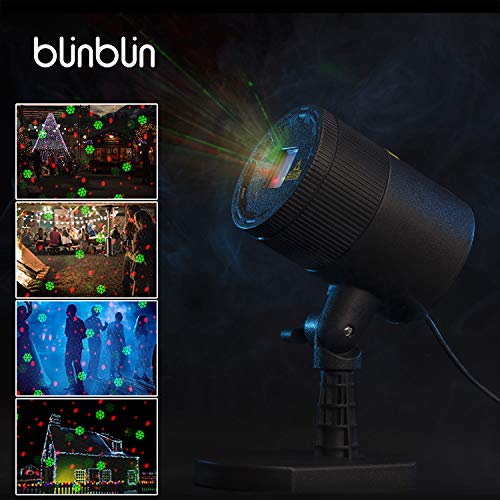 Holiday Night Lights Laser Projector Christmas Motion Starry Snowflake Party Projector Lighting Indoor