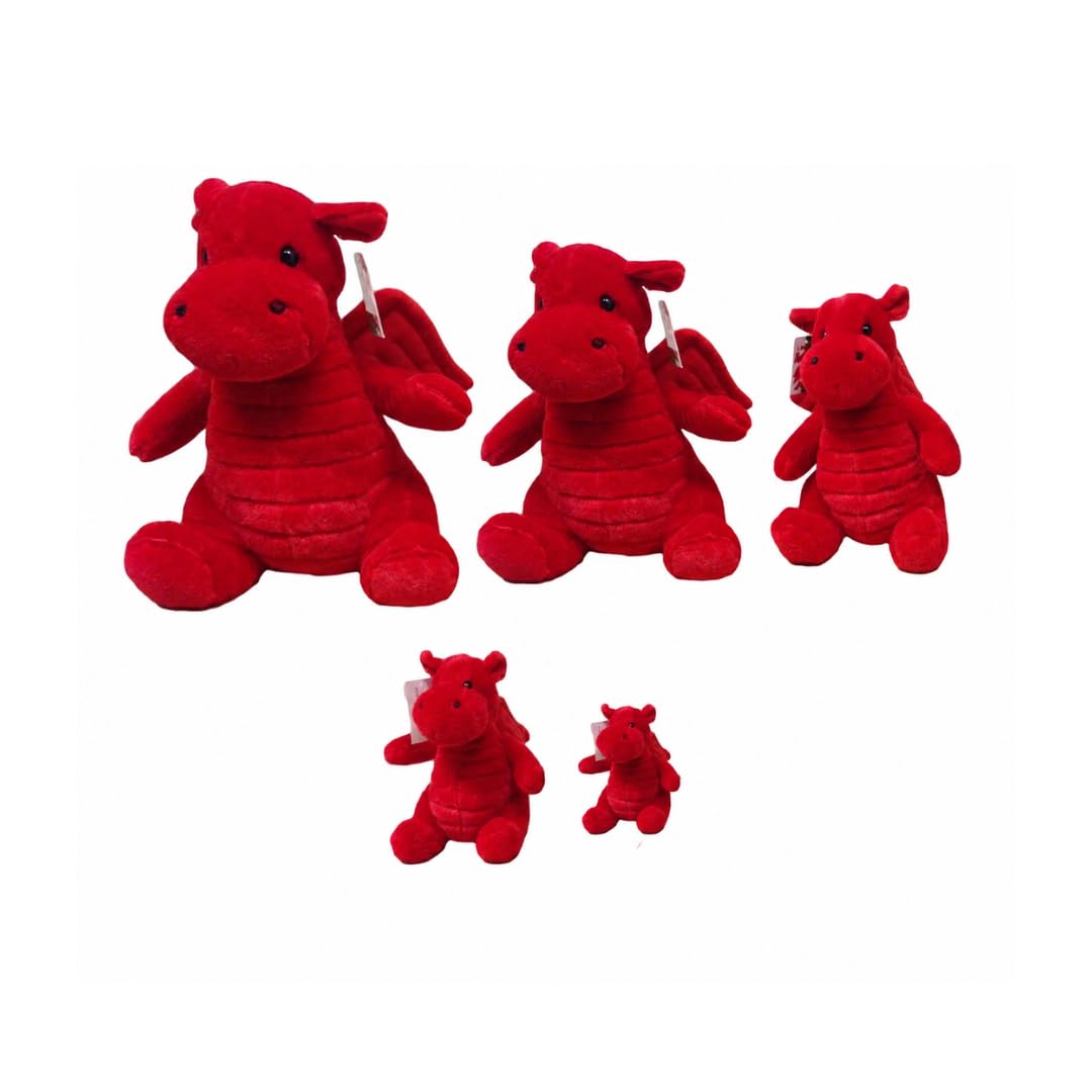 Red Dragon Plush Stuffed Toy Soft & Cuddly Dragon Toy