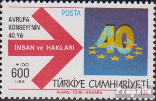 Prophila Collection Turchia 2856 (Completa Edizione) 1989 40 Anni €uropa (Francobolli per i Collezionisti)
