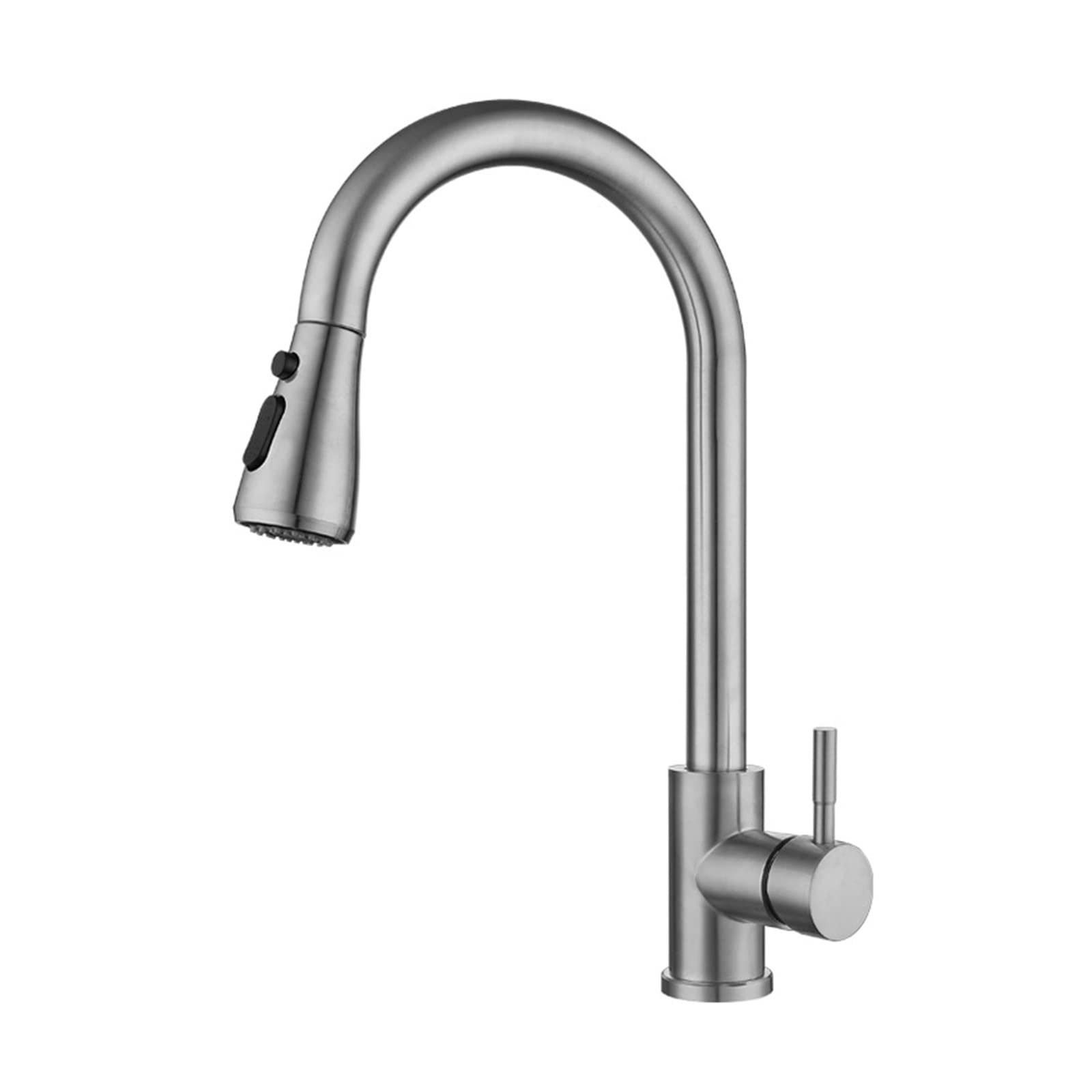 FCXWEVR Touch Control Pull Out Kitchen Faucet with Gold Finish Sensitive Sensor Mixer Tap in Brushed Nickel Modern Kitchen Faucet for Effortless Cleaning and Cooking