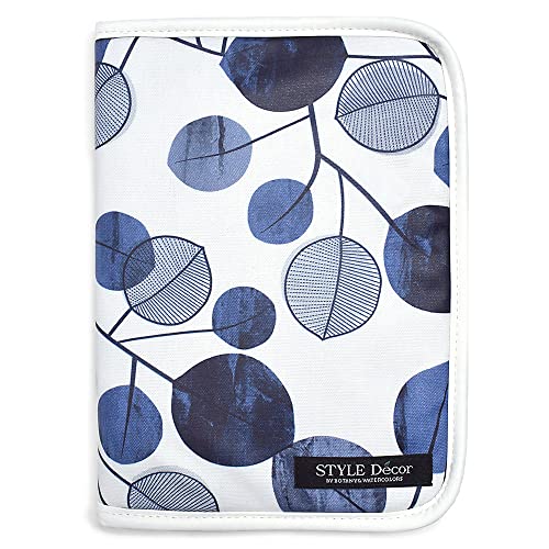 マルチケース 母子手帳ケース ネイビーリーフ W0104600