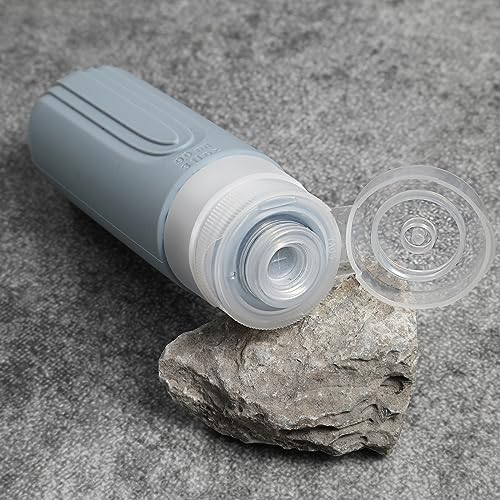 Image of Travel Bottles for Toiletries, 5 Pack TSA Approved Travel Size Containers, 3oz Leak Proof Refillable Travel Accessories for Shampoo Conditioner, BPA Free Travel Bottles with Toiletry Bag