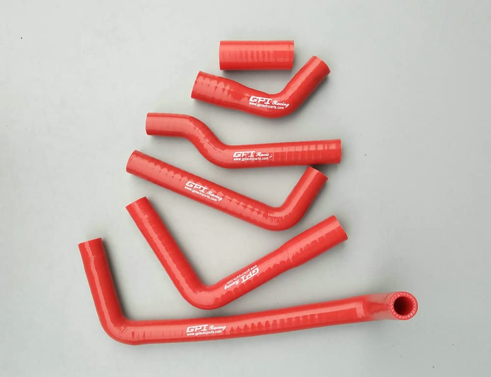 Silikonowy wąż chłodnicy do gazu gazowego MX/SM/EC 200 250 300 2007-2015 (czerwony)