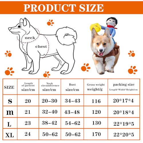 Cosplay Party Anzug für Haustier, Halloween Kostüme für Hunde, Lustige hundekatze Kostüm, Verkleidungen für Haustier, Haustierkostüm Cosplay-Outfit, für die Meisten Hunde und Katzen