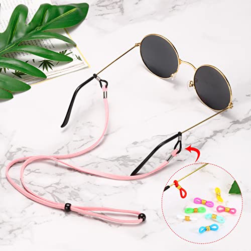 Image of PATIKIL Eyeglass Chain Connector, Pack Adjustable Anti Slip Strap Holder Chain End Loop for Women Men Eyeglasses Sunglasses