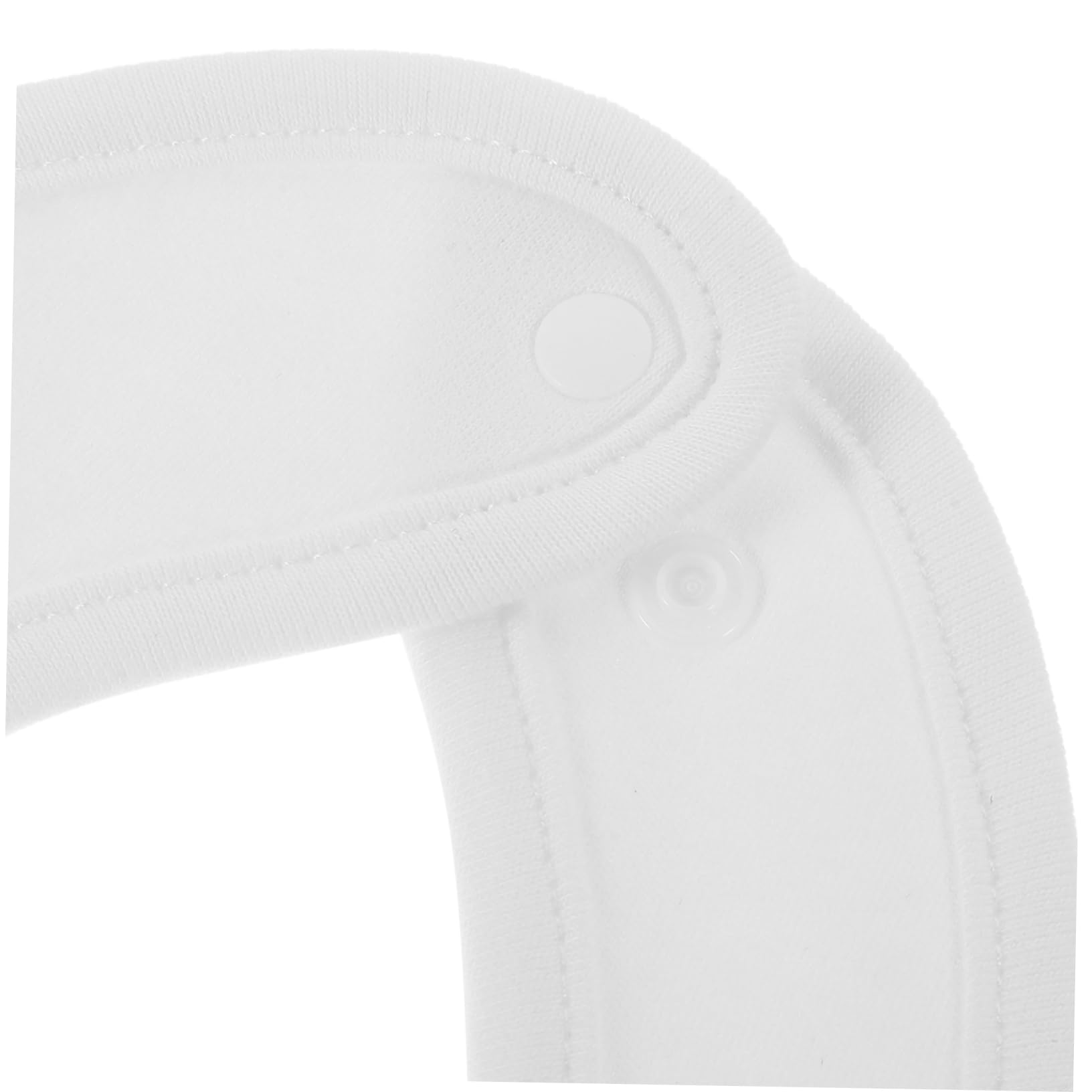 Healeved Baberos para Ñiño de Algodón, Doble Capa, 8 Piezas, Blancos
