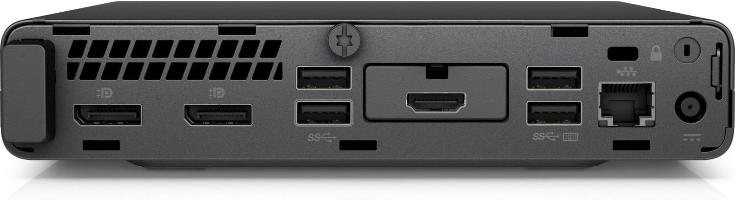 HP EliteDesk 800 G5 Mini PC de Escritorio, Intel Core i5-9500T, 8 GB de RAM, SSD de 256 GB, WiFi, Bluetooth, sin Teclado ni ratón, Windows 11 Pro (reacondicionado)