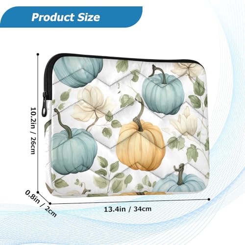 Funda para portátil 13-14 pulgadas con diseño calabazas acuarela miniatura 3