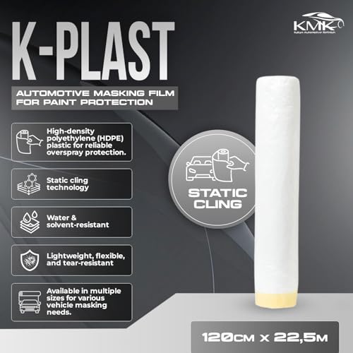 Image of KMK 9202 /120 K-PLAST Automotive Protective Masking Film - 120cm x 22.5m